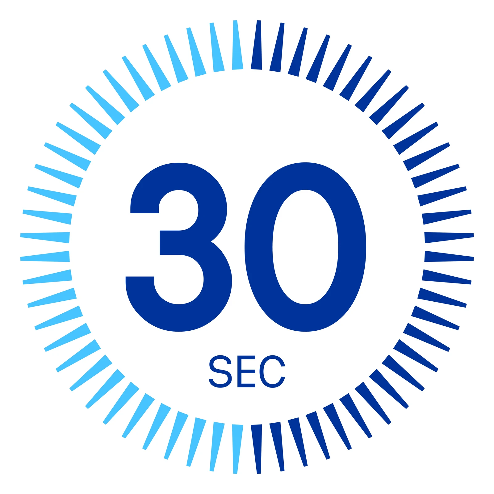 30 sekunder